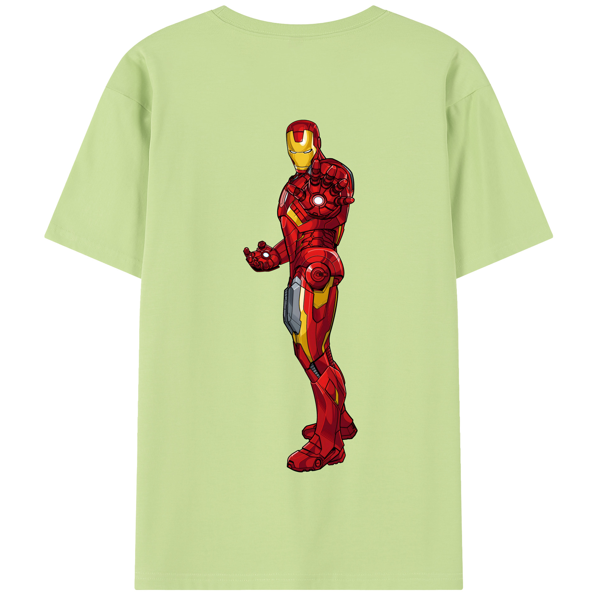 （画像用） アベンジャーズ The Avengers 綿100％半袖Tシャツ（背面プリント）
